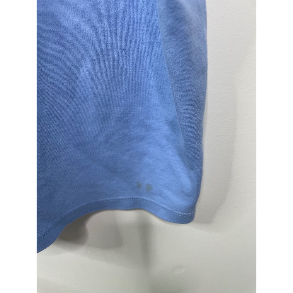LL Bean Womens XL Regular Blue‎ Supima Cotton Scoop Neck T Shirt Layer Prep Gorp - Picture 9 of 9